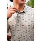 Men's Burlebo Performance Polo PP-FD-GRN - Crazy House Western Wear