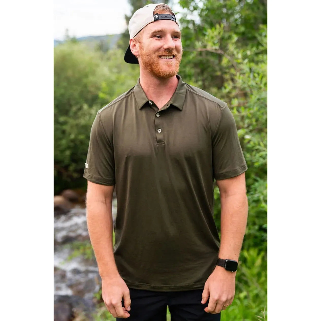 Men's Burlebo Performance Polo Mallard Green PP-MG