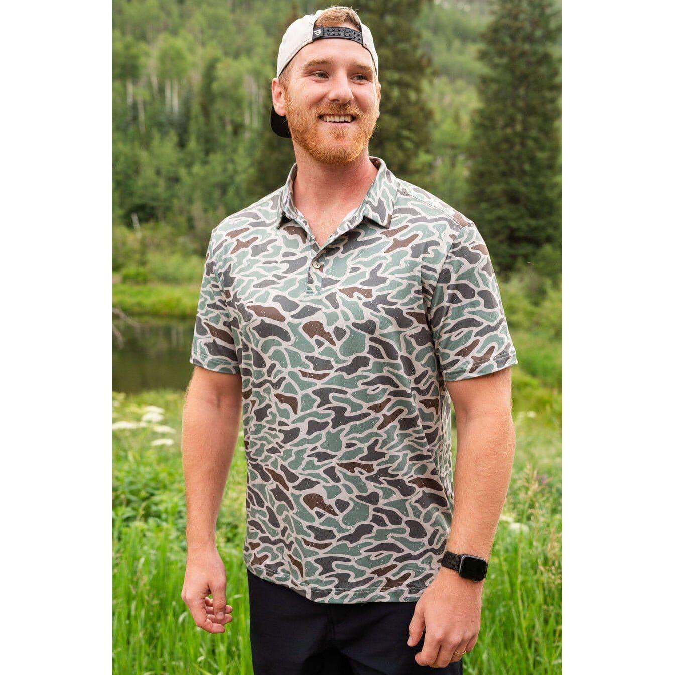 Men's Burlebo Performance Polo 0008PP-RDC - Crazy House Western Wear