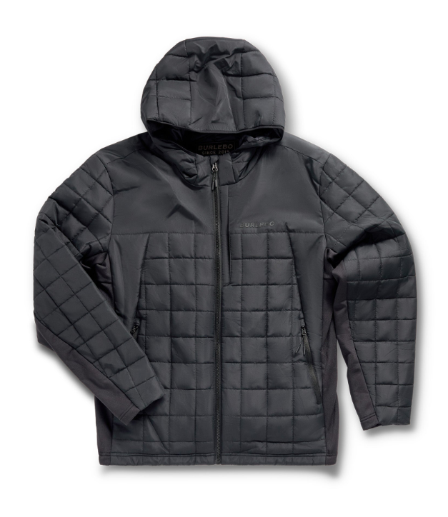 Burlebo Men's Black Puffer Jacket PJACK-BLK