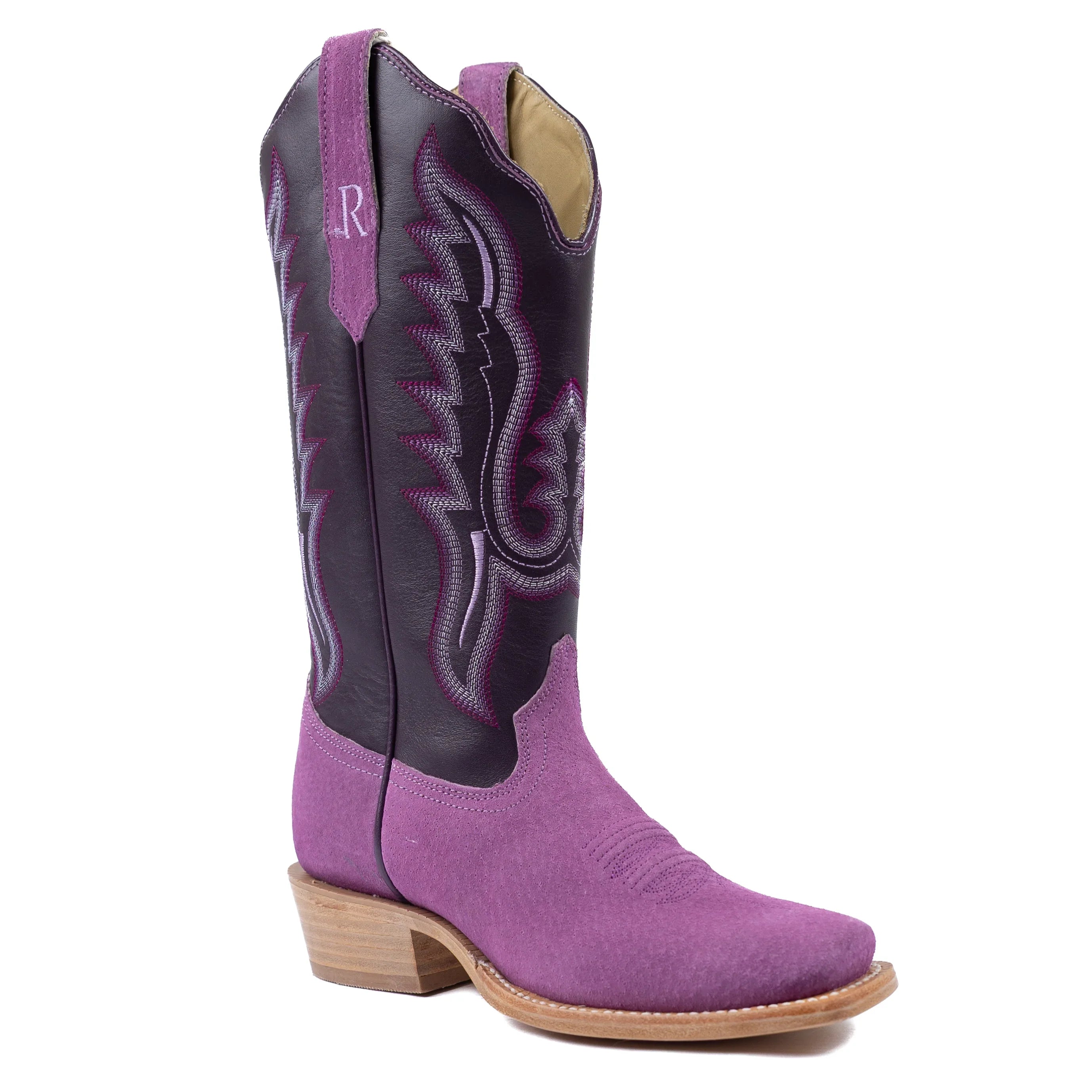 R. Watson Women's Violet Boar Boots with 13" Violet Sinatra Tops RWL8614-1