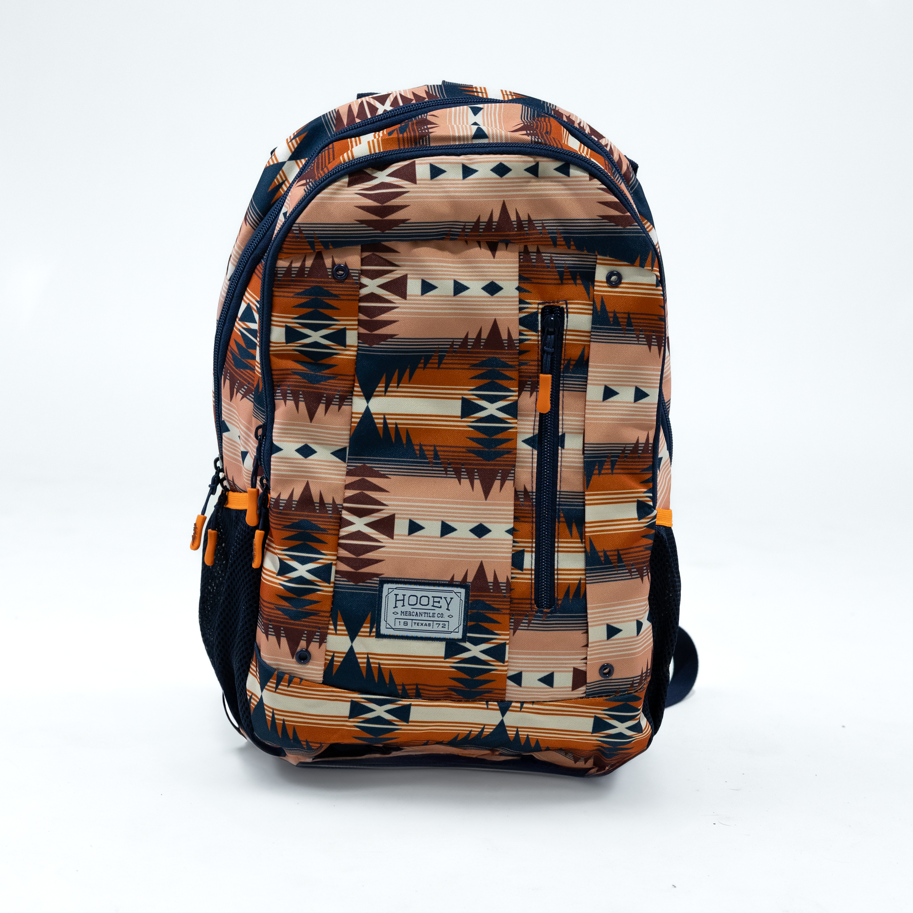 Boy's Hooey Navy and Multicolor Aztec Backpack BP062NVAZ - Crazy House Western Wear