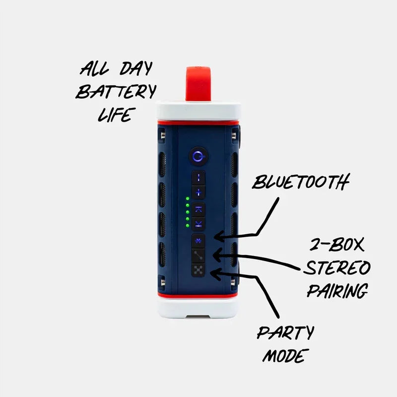 TurtleBox Americana Blue Portable Ranger TBRANG-AMERICANA
