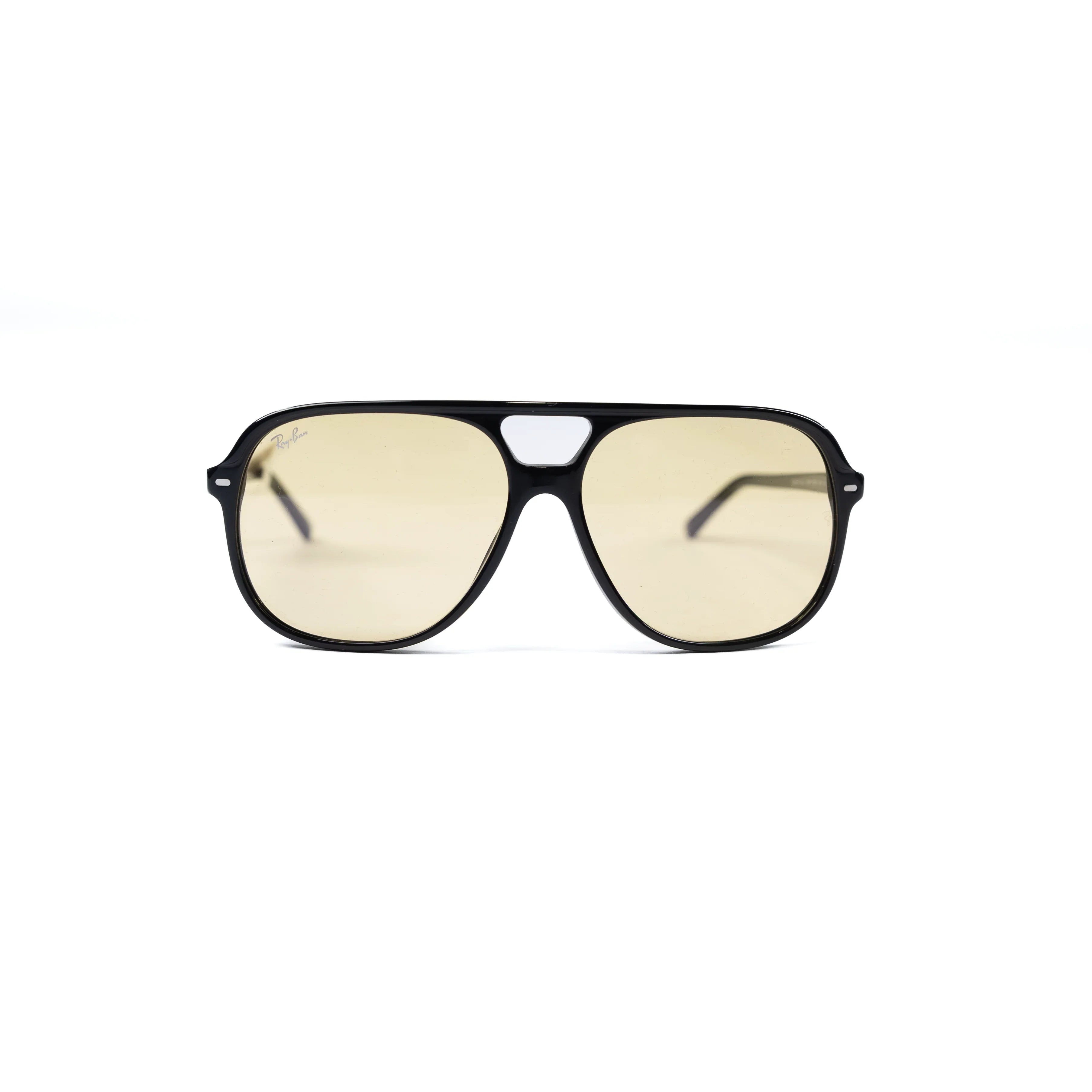 Ray-Ban Bill Summer Capsule Polished Black Frame with Yellow  display picture 1