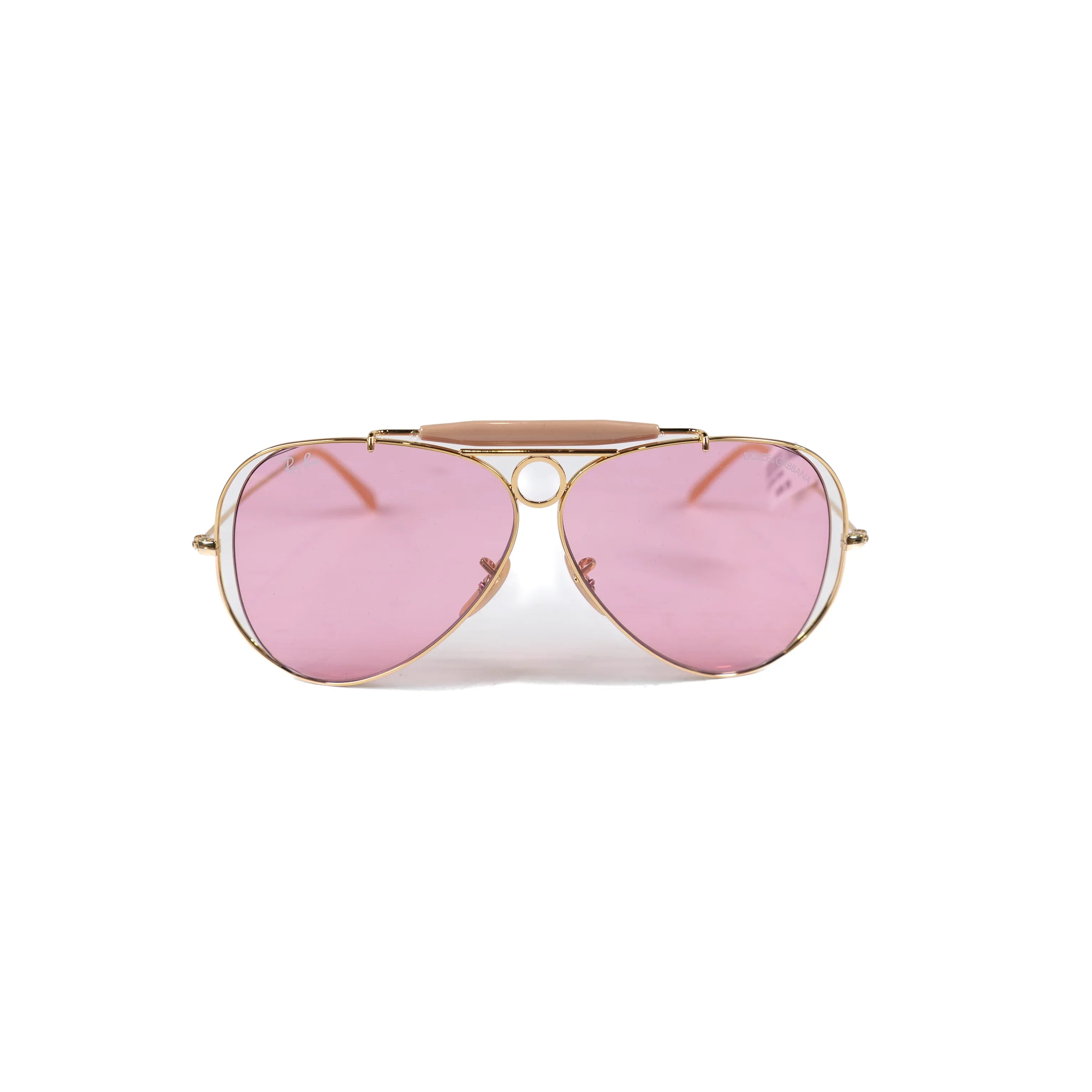 Ray-Ban X Dolce & Gabbana Arista Sunglasses with Pink Lens 0RB3138-001/8458