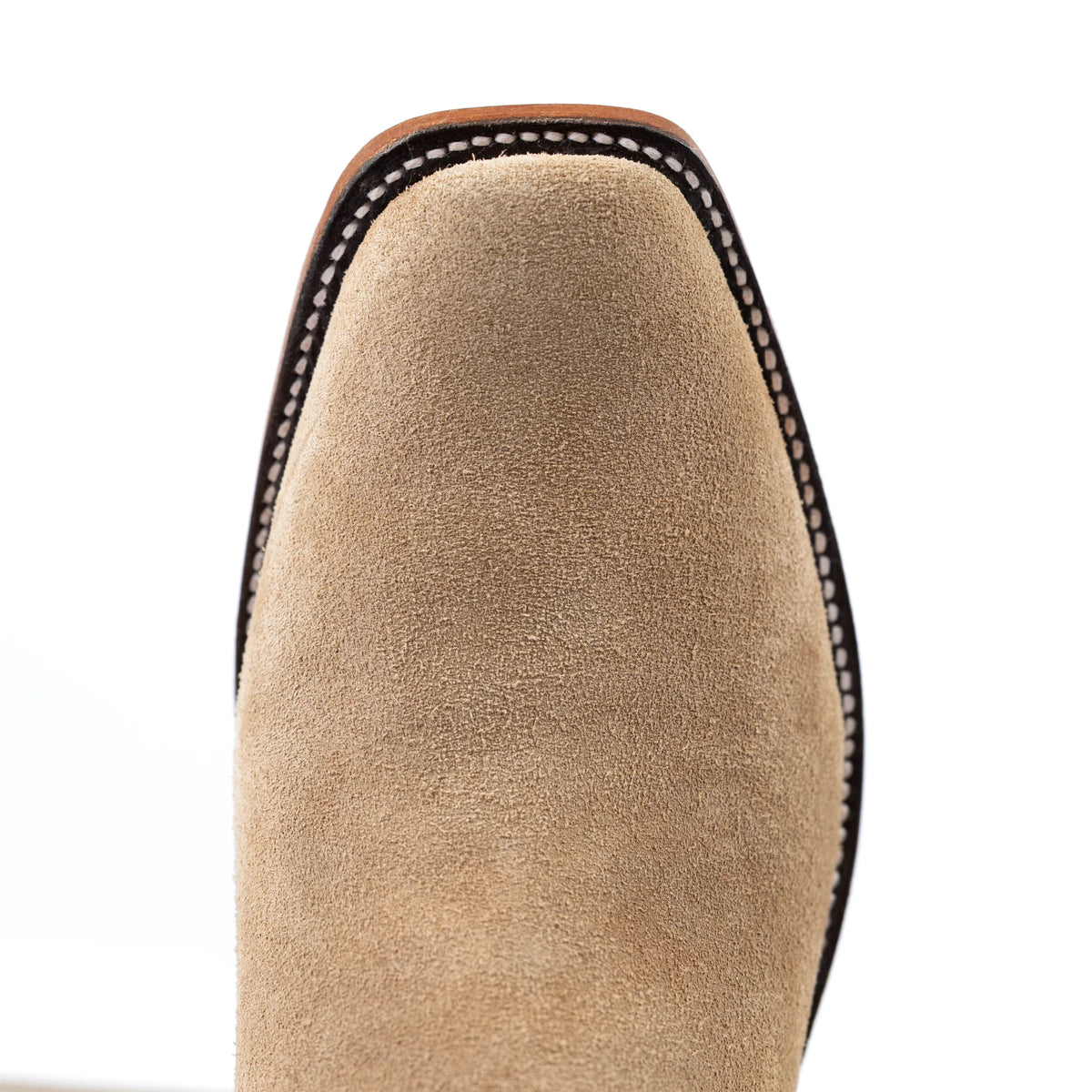 Rios Tan Reverse Crazy Horse with 13" Navy Calf Tops R9028