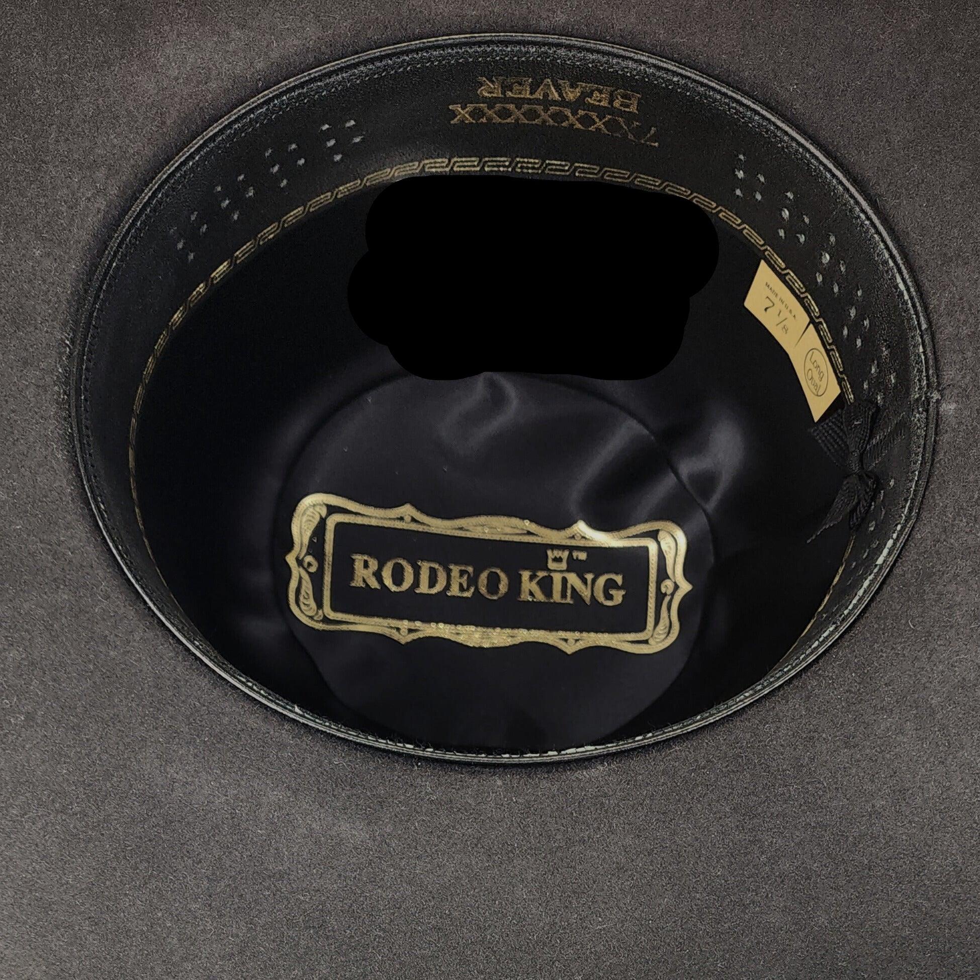Rodeo King 7X Charcoal 4 1/2" Felt Hat - Crazy House Western Wear