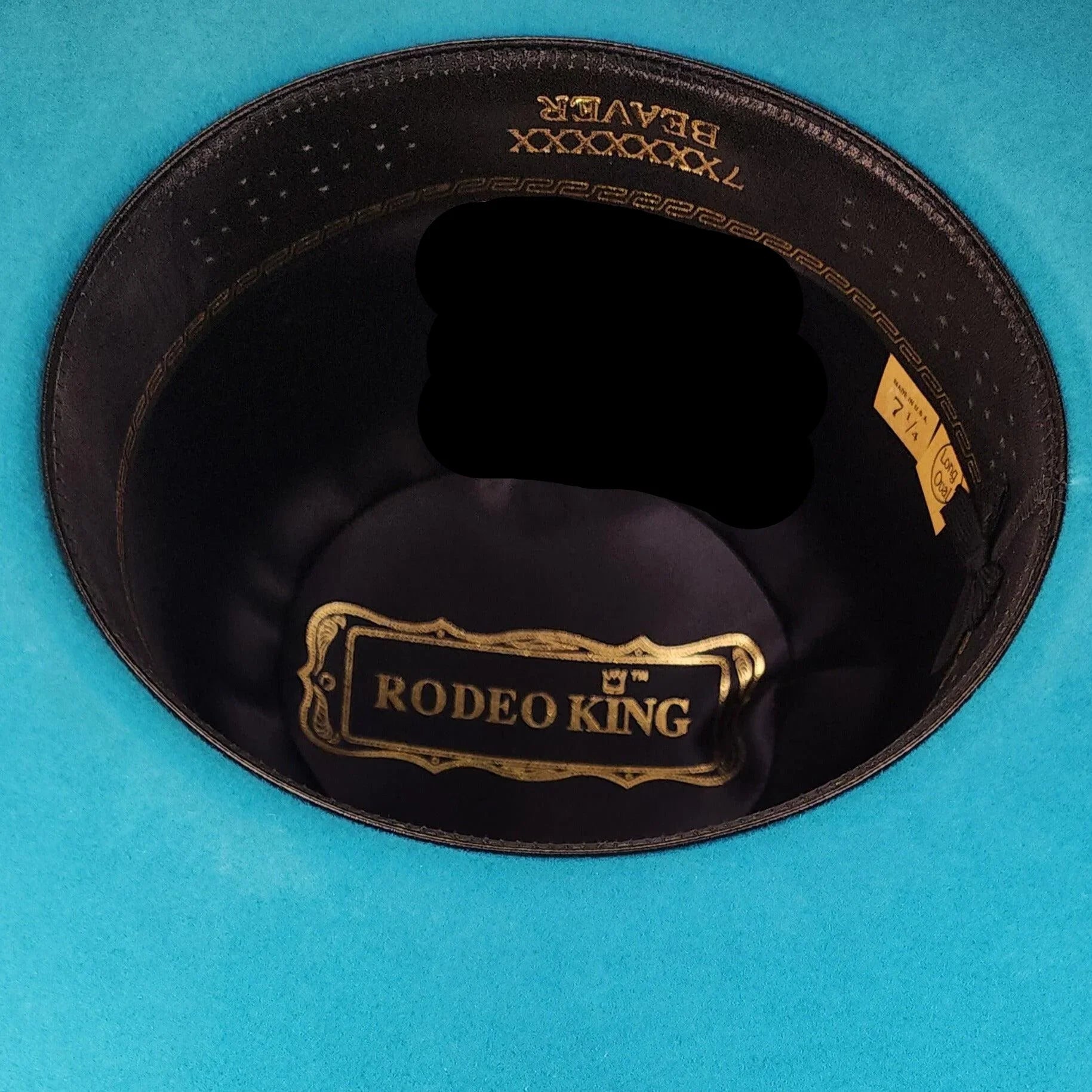 Rodeo King 7X Turquoise 4 1/2" Felt Hat - Crazy House Western Wear