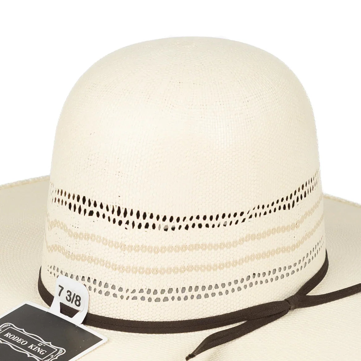Rodeo King Highway 4.5" Bangora Straw Hat - Long Oval