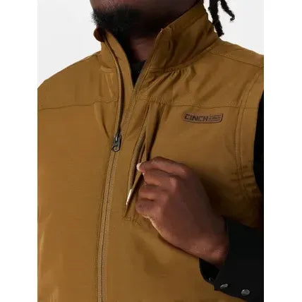 Men's Cinch Canvas Quilted Polyfill Lined Vest