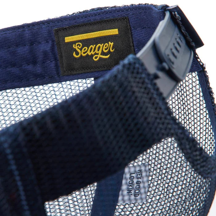 Men's Seager Big USA Trucker Snapback Blue MHSU25BIGUSABLU