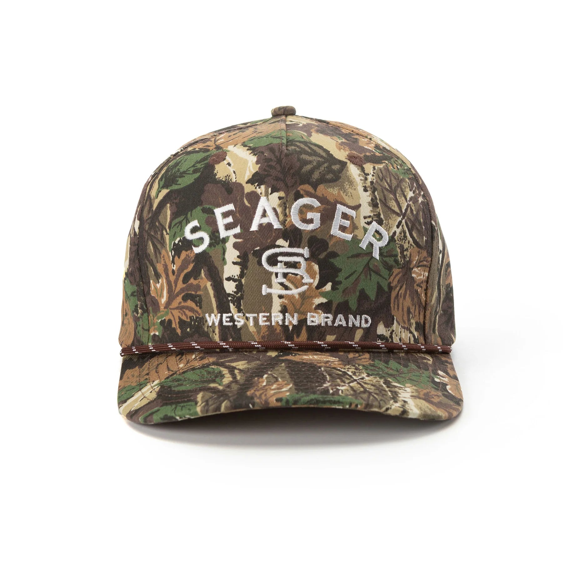 Men's Seager Branded Snapback MHSP242BRANDCAMO - Crazy House Western Wear