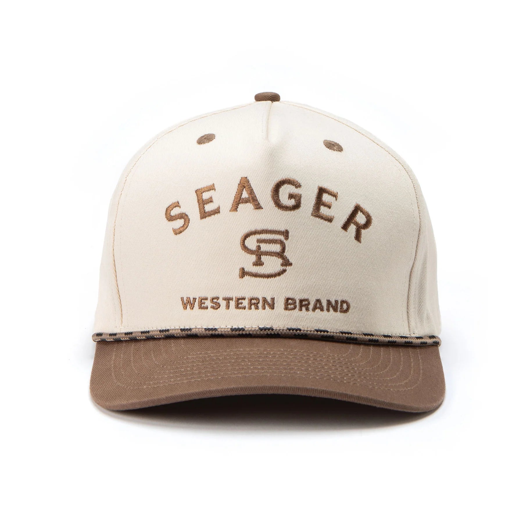 Men's Seager Branded Snapback MHS23BRANDBRWN - Crazy House Western Wear