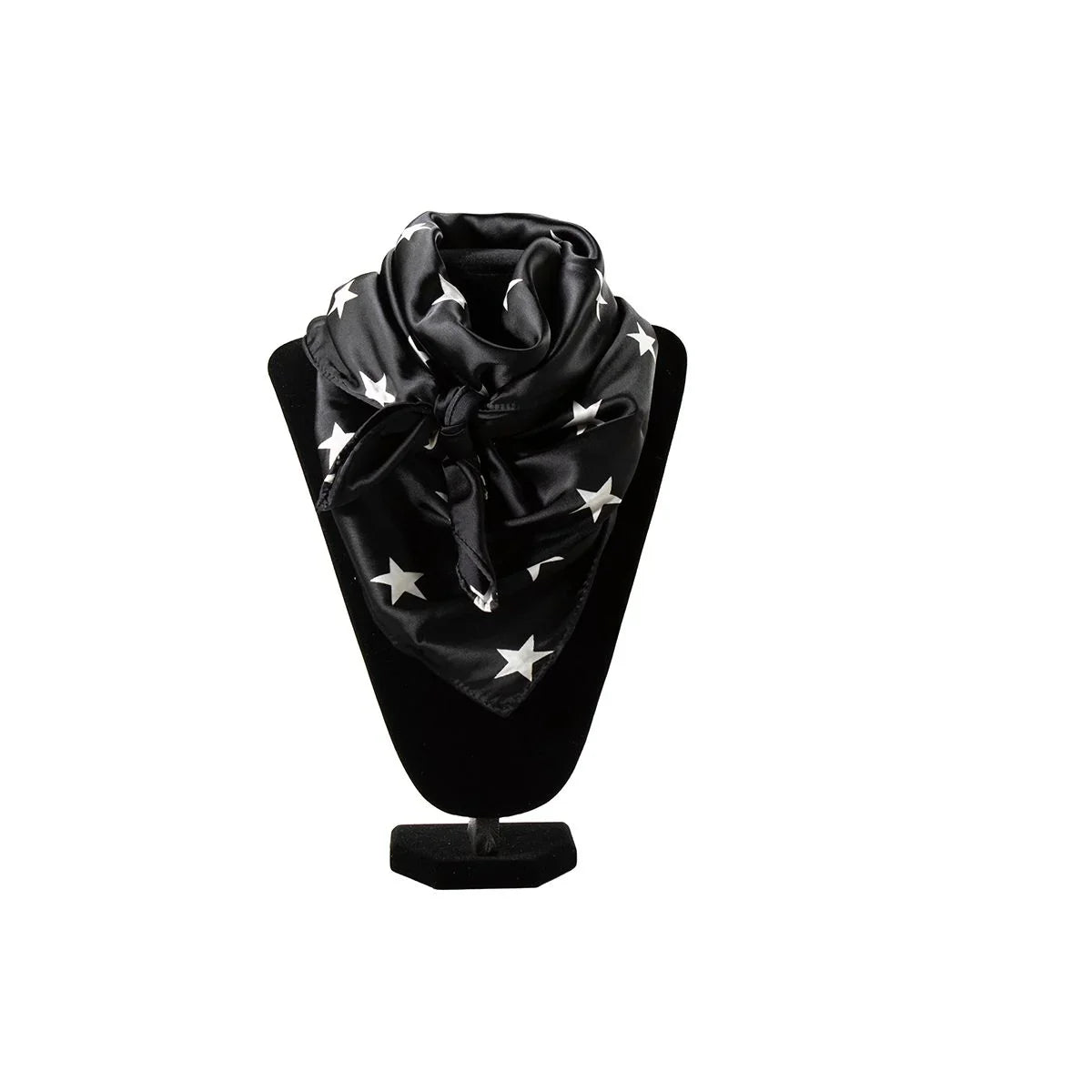 Star Print Black and White Wild Rag 0911062
