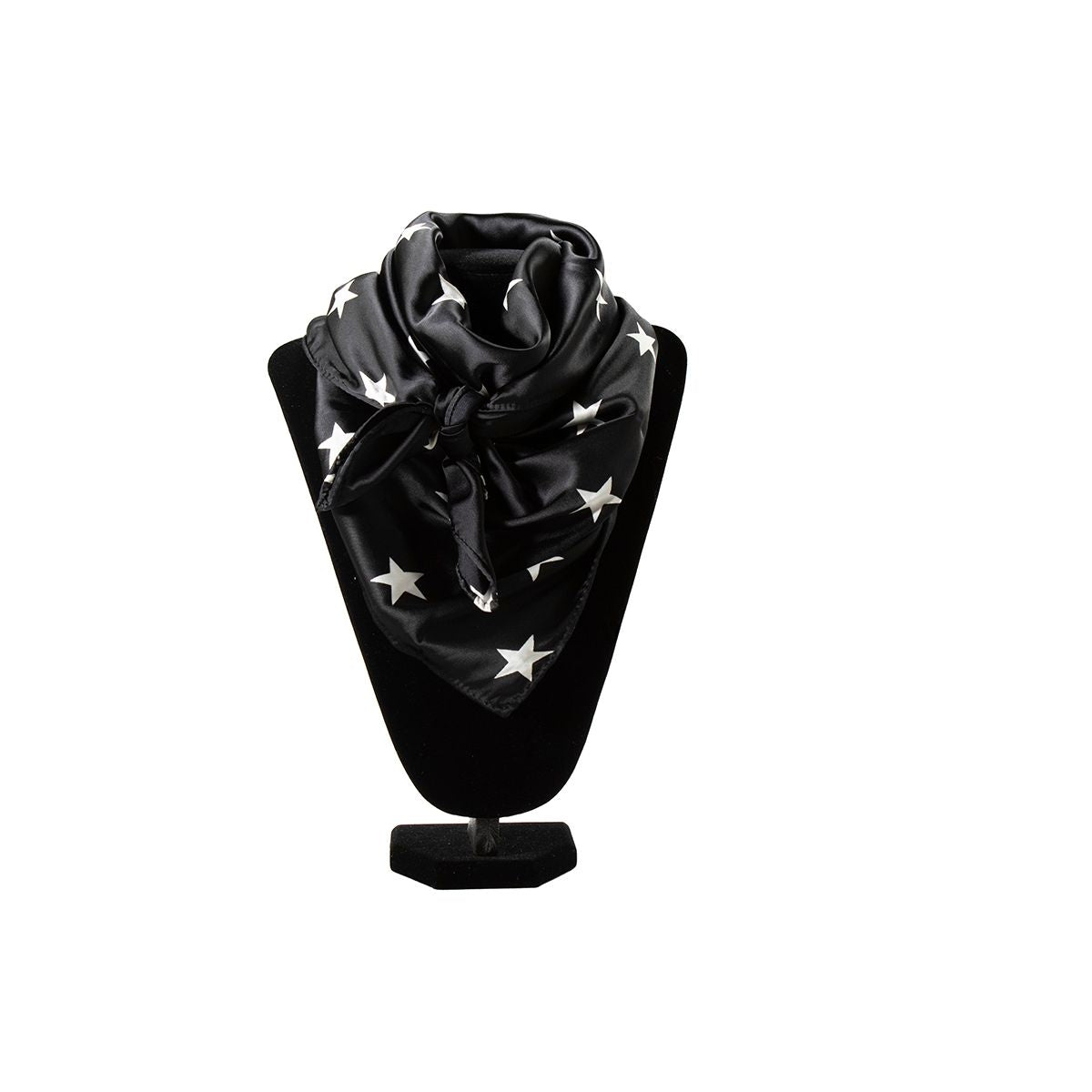Star Print Black and White Wild Rag 0911062
