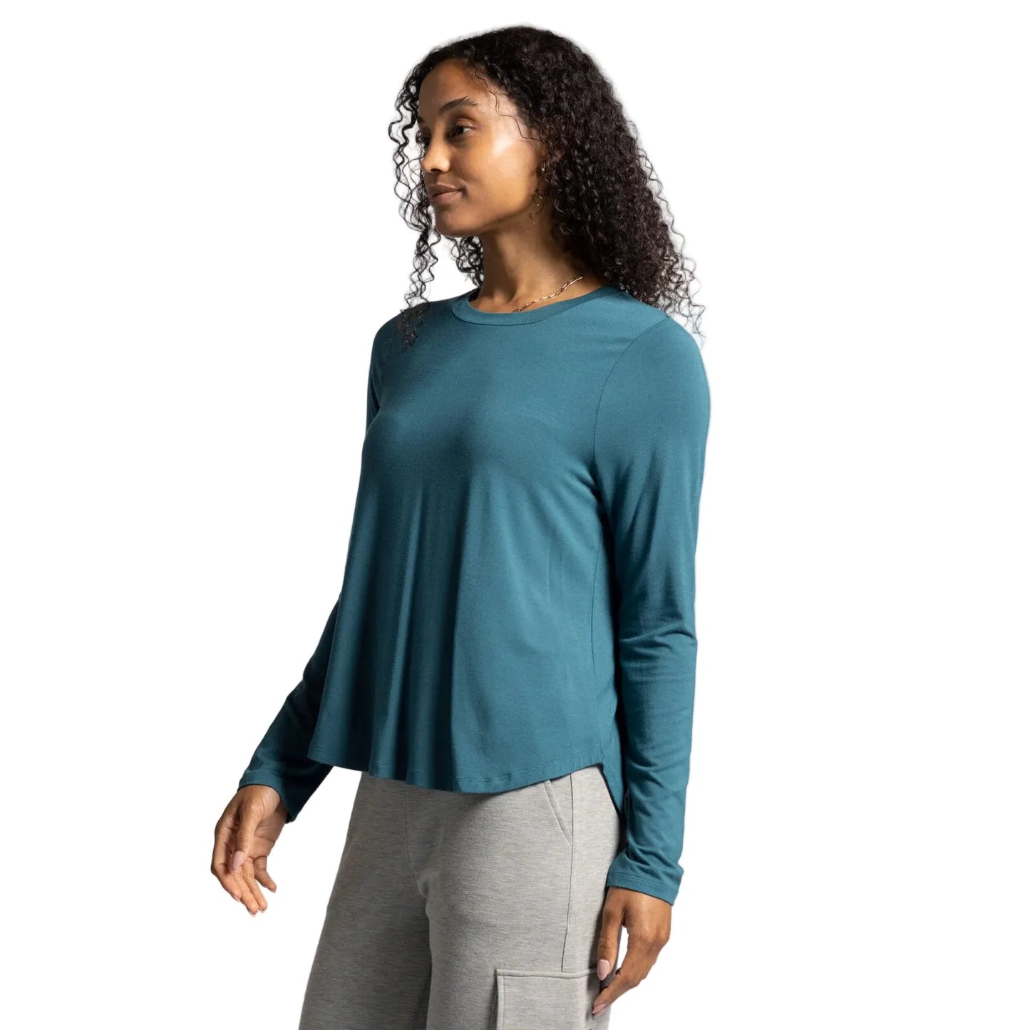 Women's Thread and Supply Stassia Long Sleeve Tee T2986LZMTS-ATBL