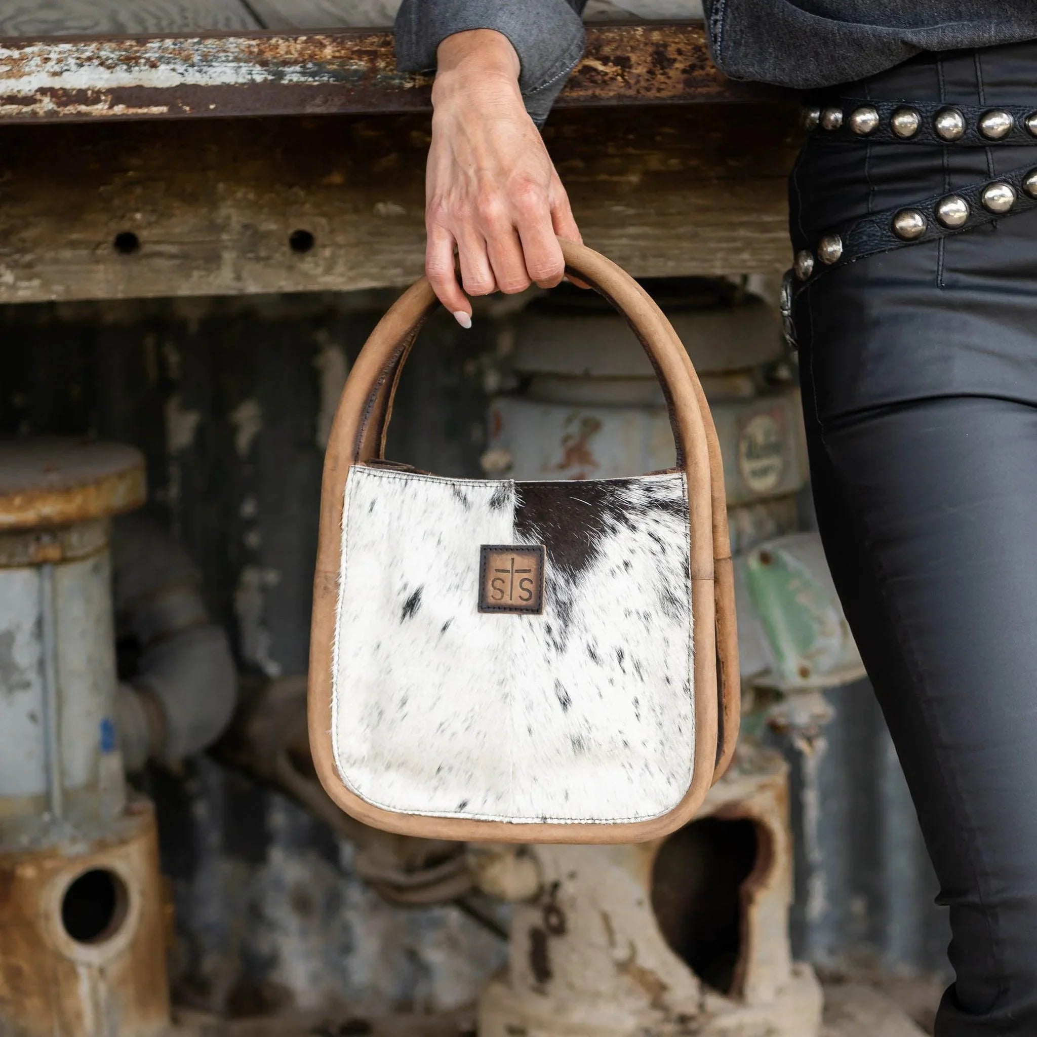 STS Cowhide Sugar Satchel STS33216 - Crazy House Western Wear