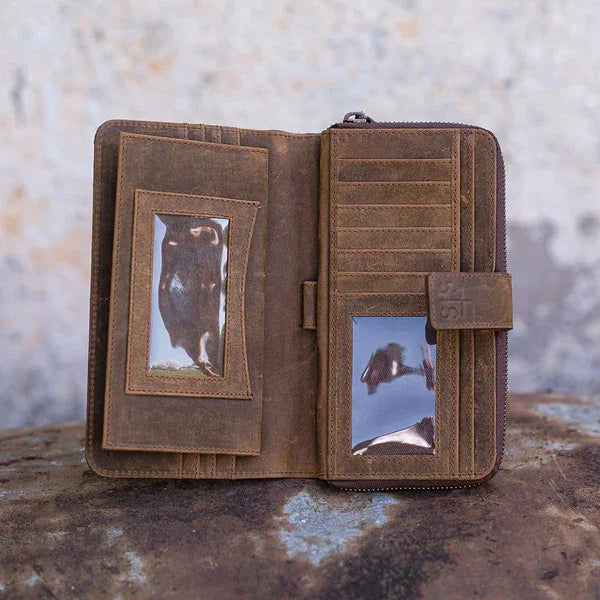STS Ranchwear Cowhide Chelsea Wallet STS60377