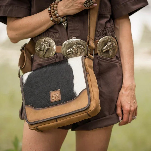 STS Ranchwear Cowhide Della Crossbody Bag STS32760