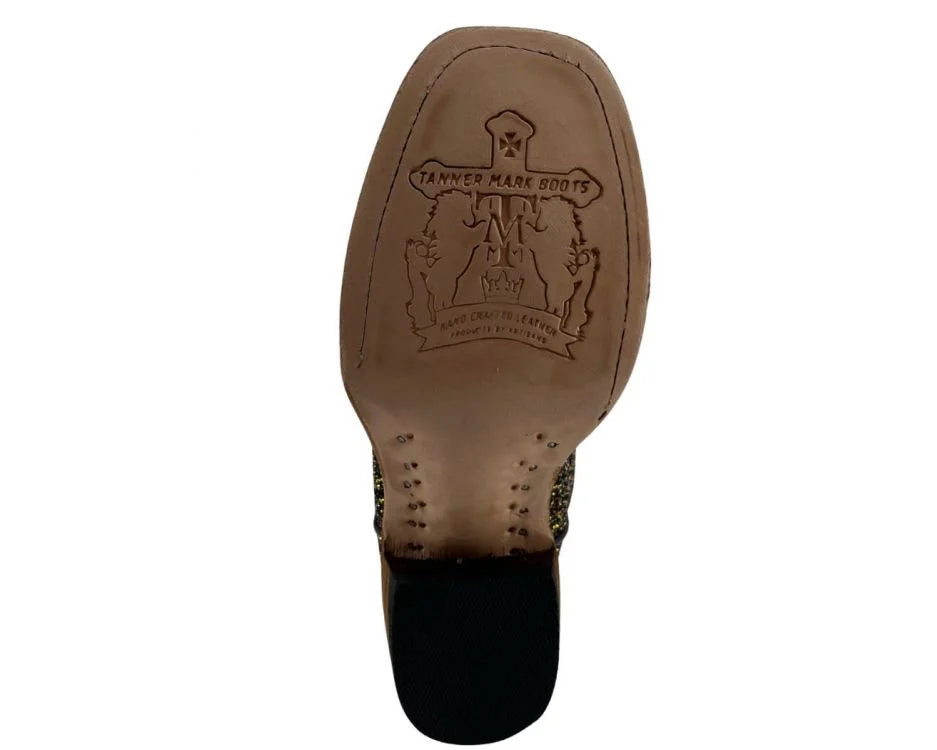 Girl's Tanner Mark Mermaid Brown Glitter Boots TMG205035