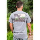 Men's Burlebo Texas Deer Flag T-Shirt TXDF-SS-DHG - Crazy House Western Wear
