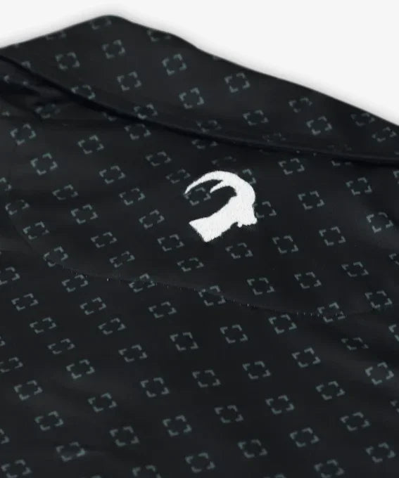 High Creek Men's The Quad Printed Polo CHPP0125-BLACK
