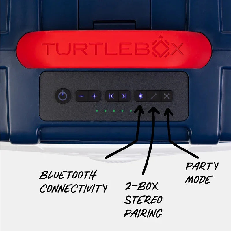 TurtleBox Americana Blue Limited Gen 3 Speaker GEN3SPEAKER-RWB