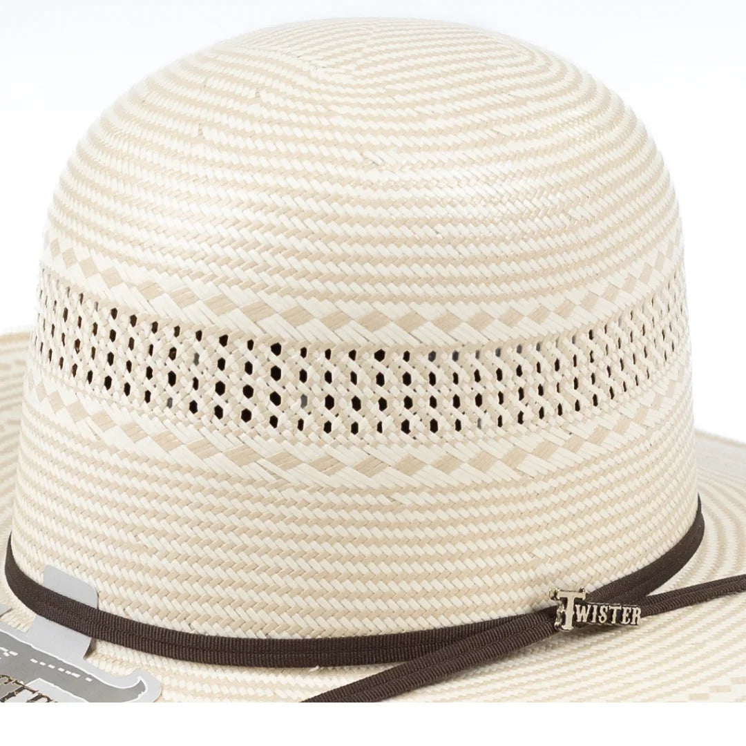Twister 4.5" Shantung Style Straw Hat T70598OP
