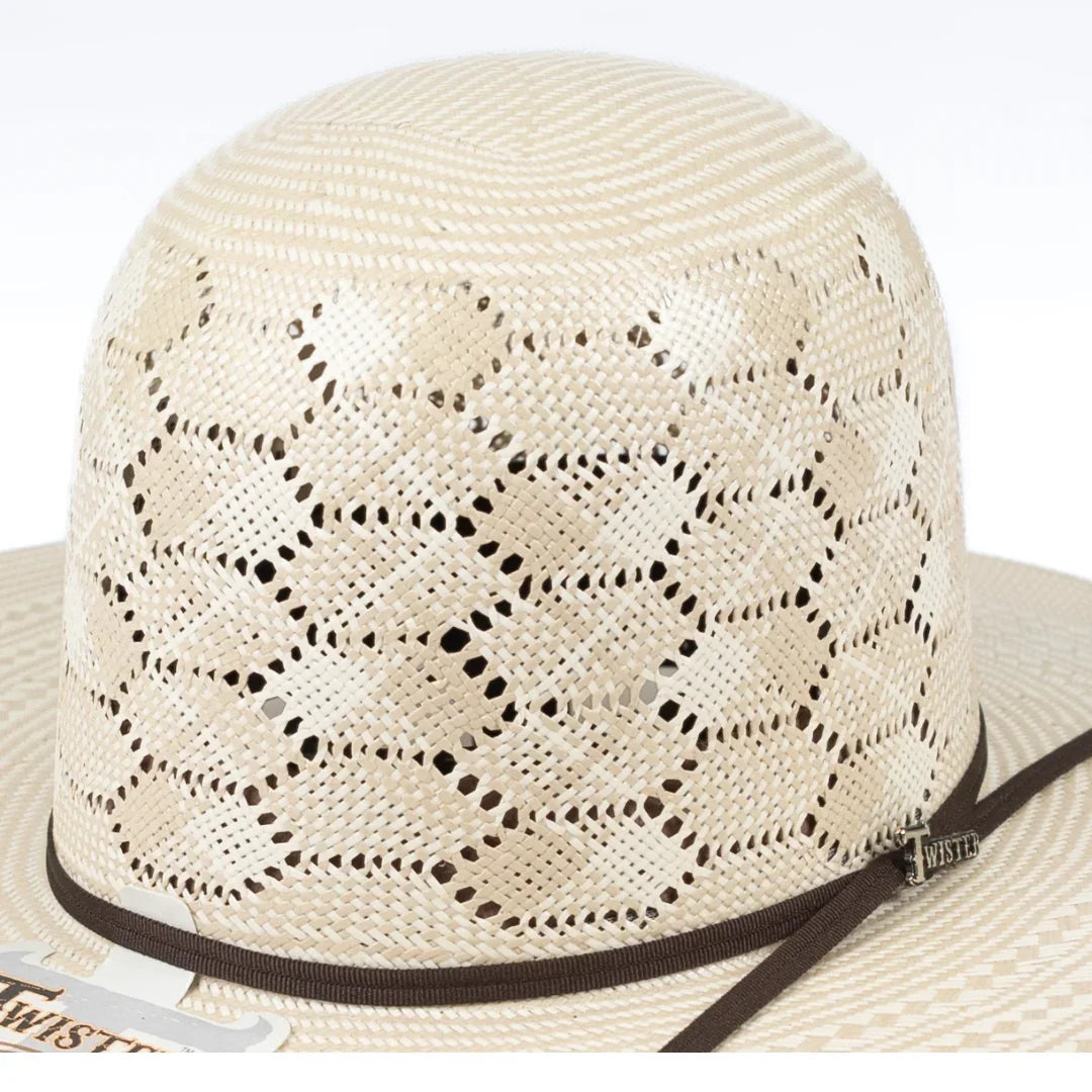 Twister 4.5" Shantung Style Straw Hat T70599OP