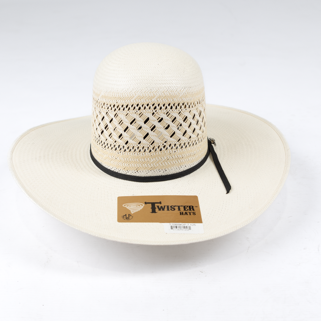 Twister 4.5" Shantung Style Straw Hat T70609OP