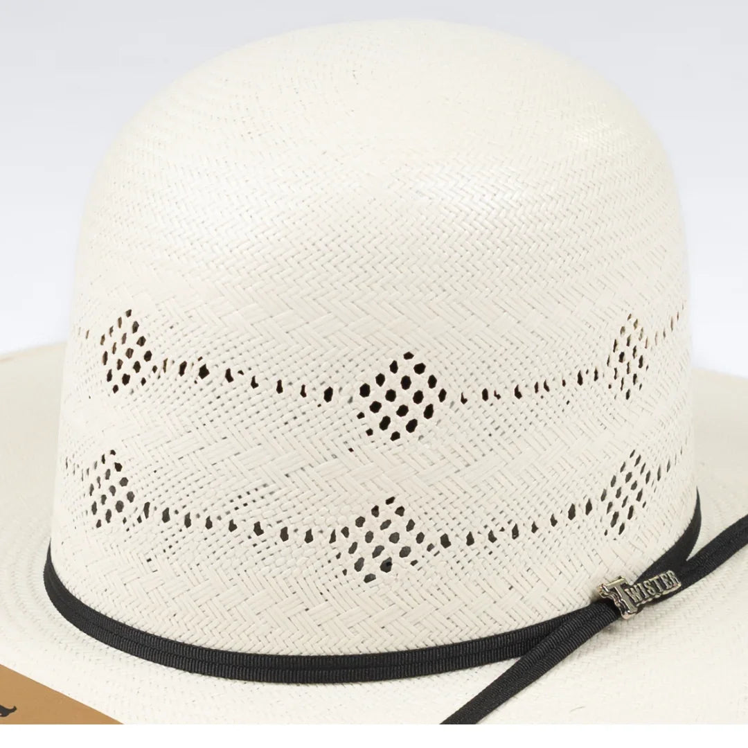 Twister 4.5" Shantung Style Straw Hat T70619OP
