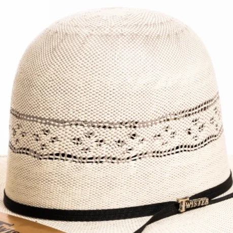 Twister Bangora 3.5" Straw Hat T71665 - Crazy House Western Wear