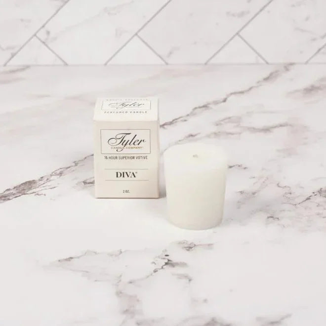 Tyler Candle Company 15 Hour Boxed Votive - Glam4Life
