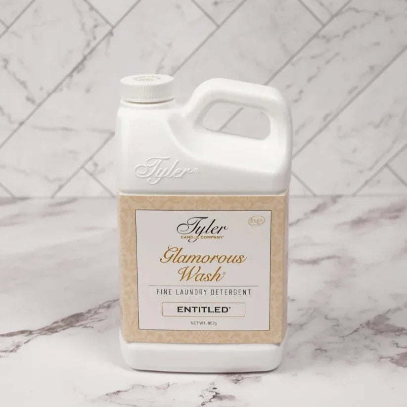 Tyler Candle Company 32 oz. Glamorous Wash Laundry Detergent - Entitled
