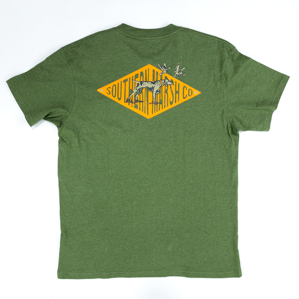 Men's Southern Marsh Pointer Tee Dark Green AP1T-WDG