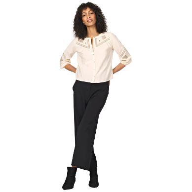 Women's Another Love Vanilla "Ziya" Blouse VCWV5270VNA - Crazy House Western Wear