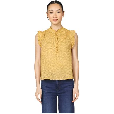 Women's Dear John Chatra Yellow Tank Top DSH1440M9MGC - Crazy House Western Wear