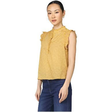 Women's Dear John Chatra Yellow Tank Top DSH1440M9MGC - Crazy House Western Wear