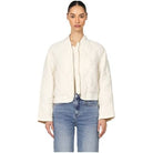 Women's Dear John Whitecap Gray Zip Up Long Sleeve DFJ8024WHY - Crazy House Western Wear