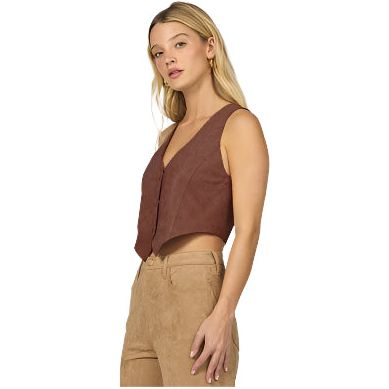 Women's Dear John Brownie "Drea" Fitted Vest DVM65E109BWN - Crazy House Western Wear