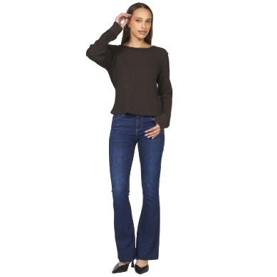 Women's Dear John Chocolate Torte Ania Long Sleeve Top DKN2140W1CTE