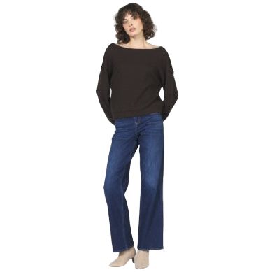 Women's Dear John Chocolate Torte Martella Long Sleeve Top DKN2154W1CTE