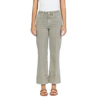 Women's Dear John Holly Vetiver High Rise Cuffed Jeans DPM52C330VTR