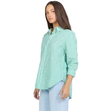 Women's Dear John Greengrass Striped Lolita Button Up Top DSH1453P2GSS