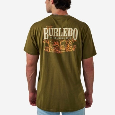 Men's Burlebo Hunter Green Hunting Dogs Short Sleeve Tee SST-HD-HNTG