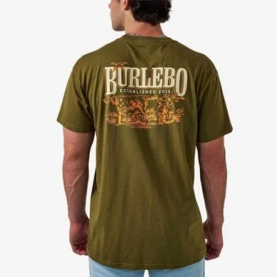 Men's Burlebo Hunter Green Hunting Dogs Short Sleeve Tee SST-HD-HNTG