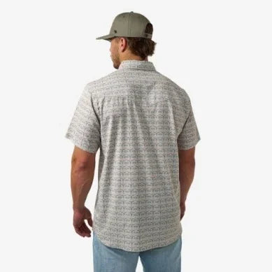 Men's Burlebo Skull Rancher Performance Western Shirt PWS-SKLR