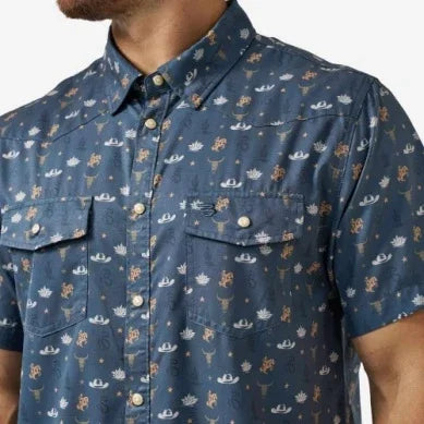 Men's Burlebo Desert Night Performance Western Shirt PWS-DESN