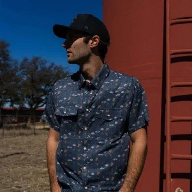 Men's Burlebo Desert Night Performance Western Shirt PWS-DESN