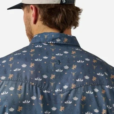 Men's Burlebo Desert Night Performance Western Shirt PWS-DESN